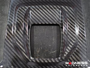  Alfa Romeo Giulia Shift Gate & Stereo Control Trim - Carbon Fiber - Pre '20 - Feroce Carbon